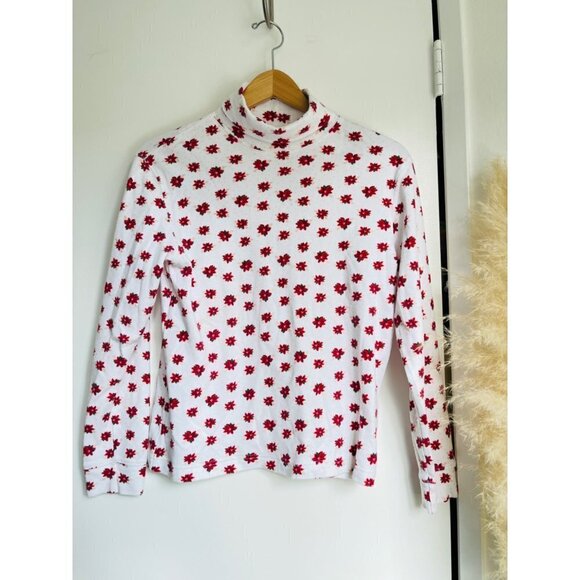 Vintage Tops - Vintage Turtle neck Christmas holiday edition long sleeve